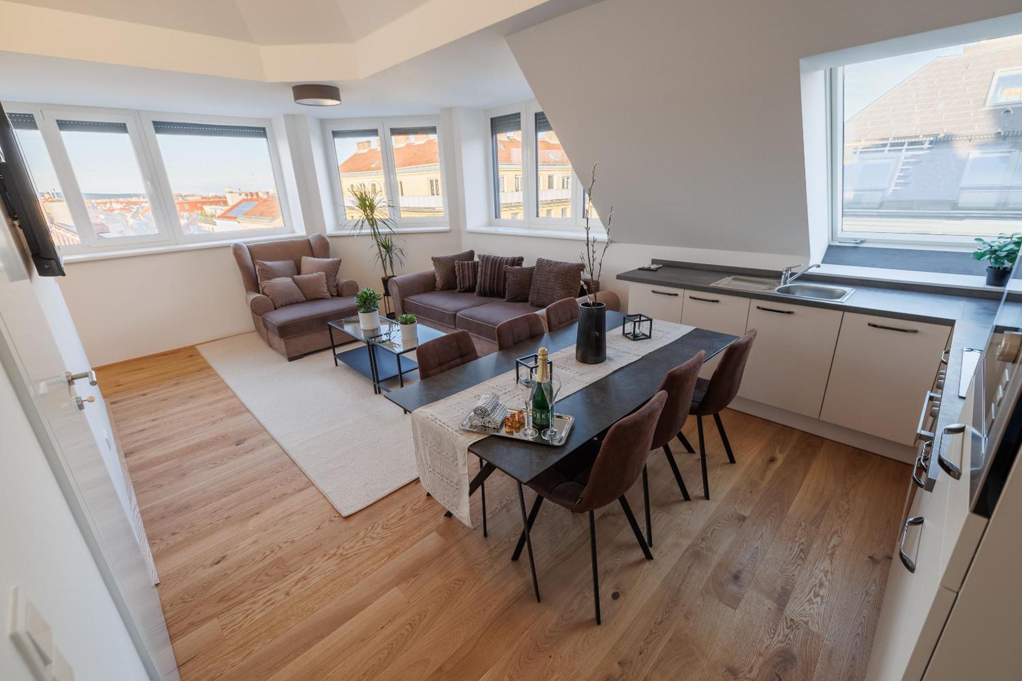 Symphony Apartments 40 - Modern Loft With Terrace And Grill In Central Location Wiedeń Zewnętrze zdjęcie