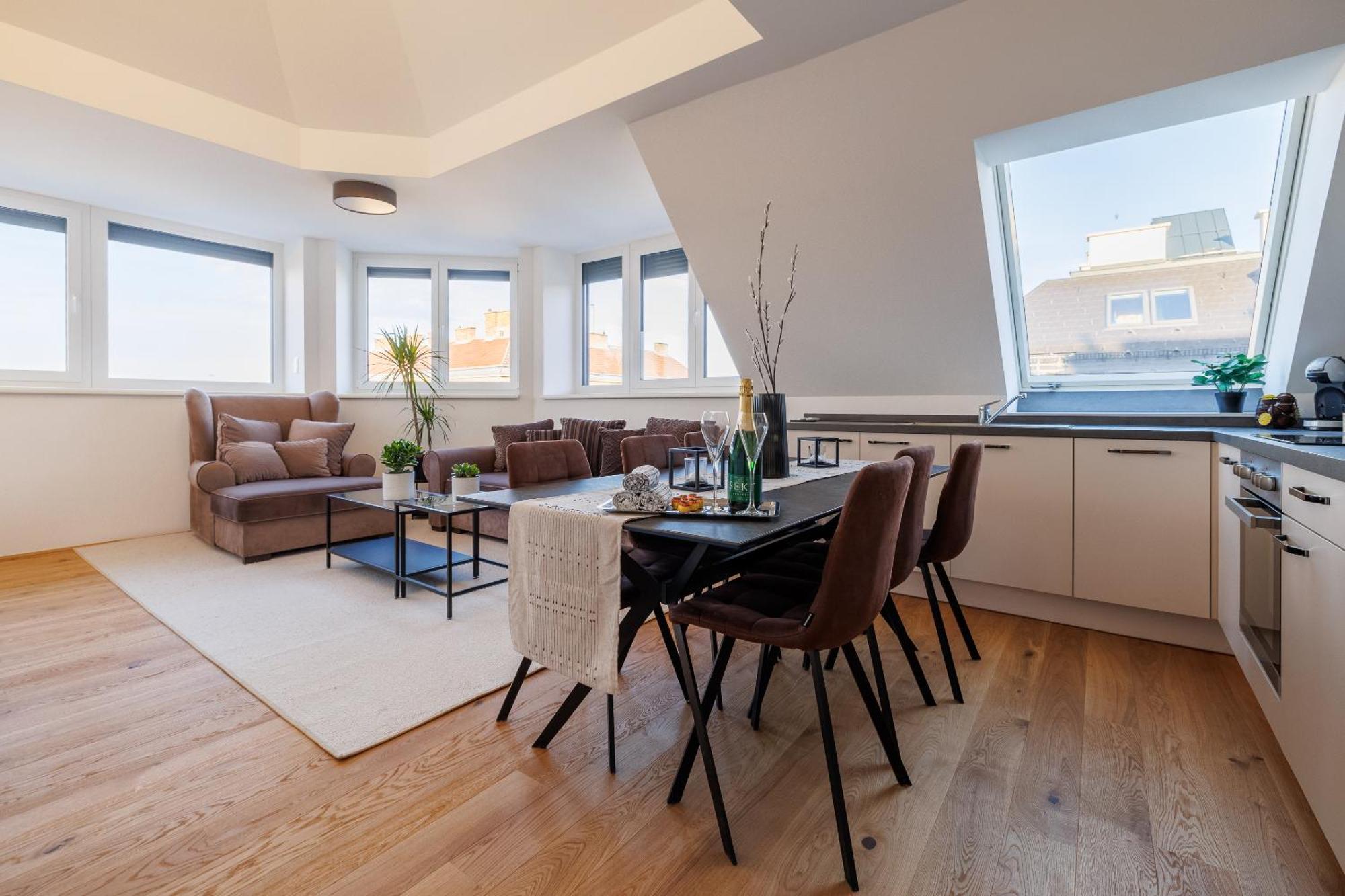Symphony Apartments 40 - Modern Loft With Terrace And Grill In Central Location Wiedeń Zewnętrze zdjęcie